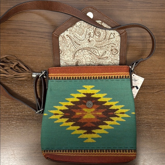 Aztec Pattern Crossbody - Picture 2 of 4